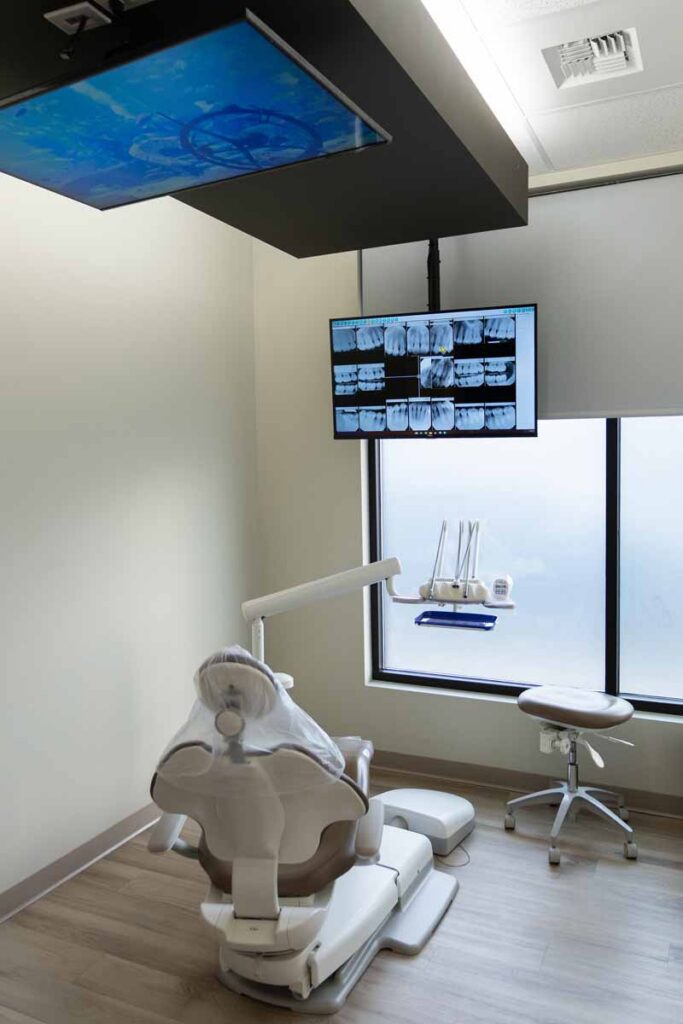 dental operatory at Evergreen Smile Studio